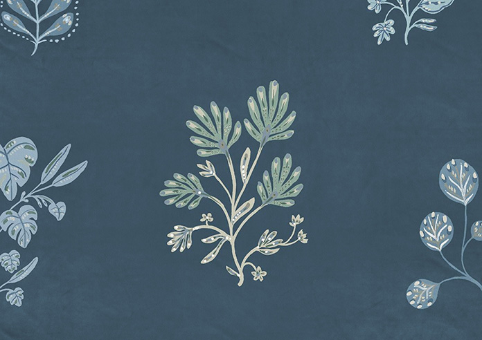 Botanical Velvet, Oceania - Twist&Fit Roman Blind - Image 7